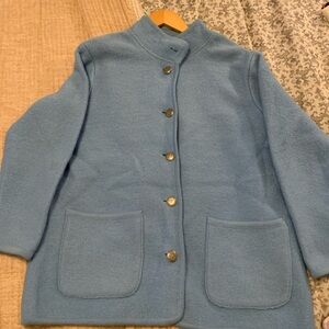 L.L. Bean Light Blue Teddy Jacket